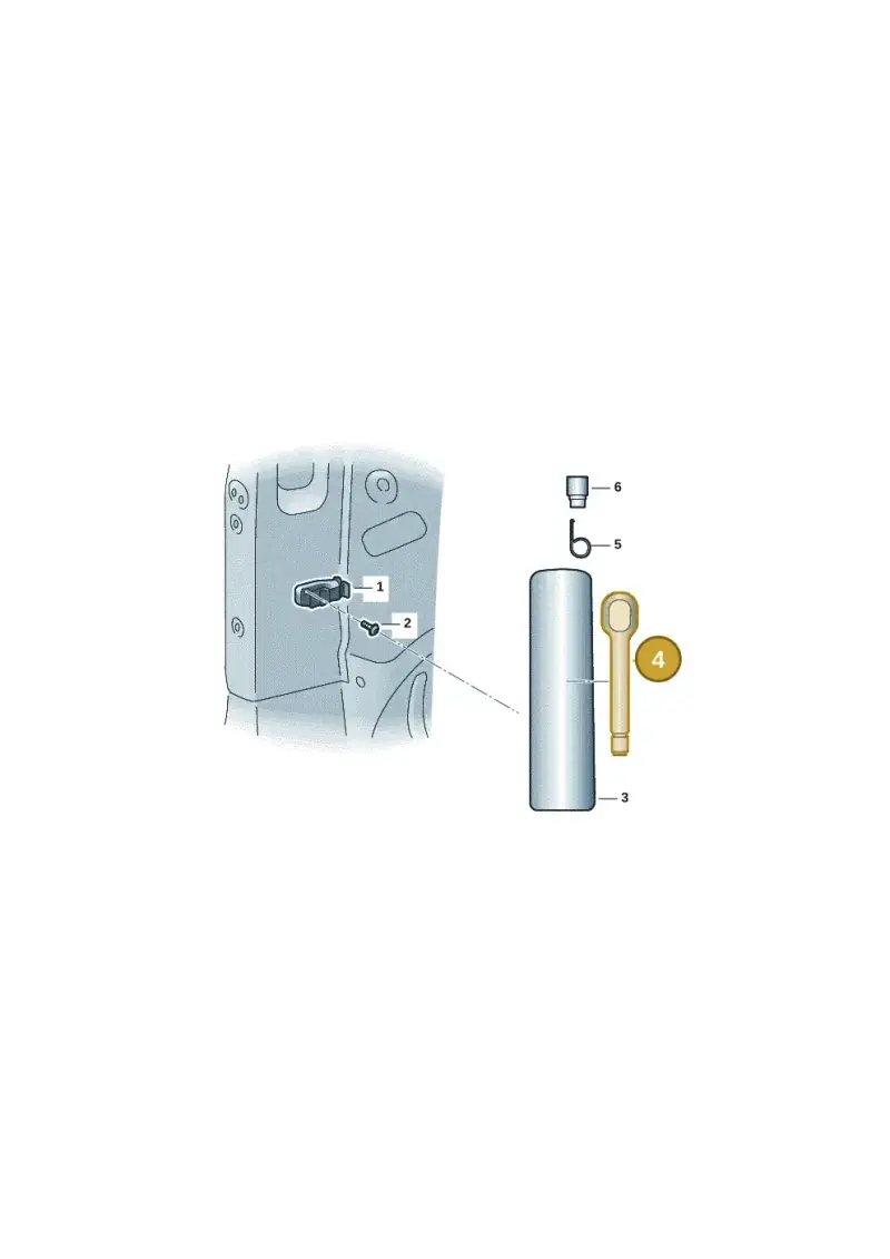 4H0805615A — Volkswagen Multivan (2021-) diagram 7t0012000, position 4