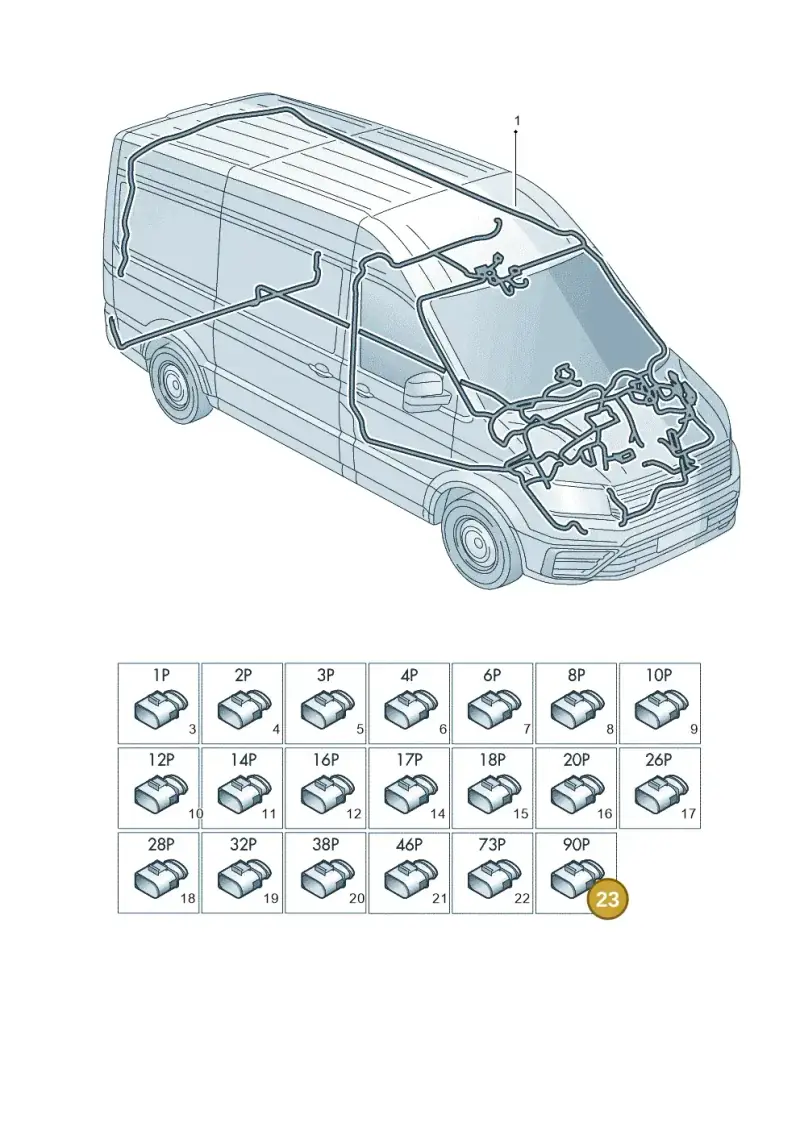 4H0906971 — Volkswagen MAN TGE 55 (2016-2021) diagram 806971810, position 23