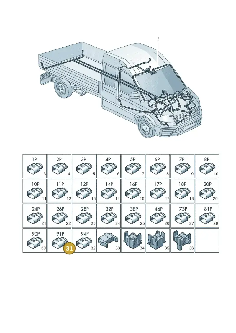 4H0906971 — Volkswagen MAN TGE 35 (2016-2021) diagram 807971080, position 31
