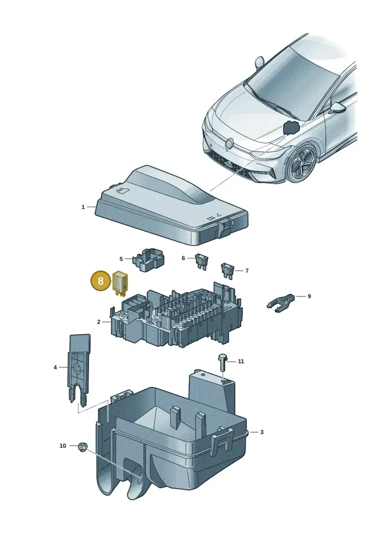 4H0951253 — Volkswagen ID.7 Limousine Pro (2023-) diagram 14b937030, position 8