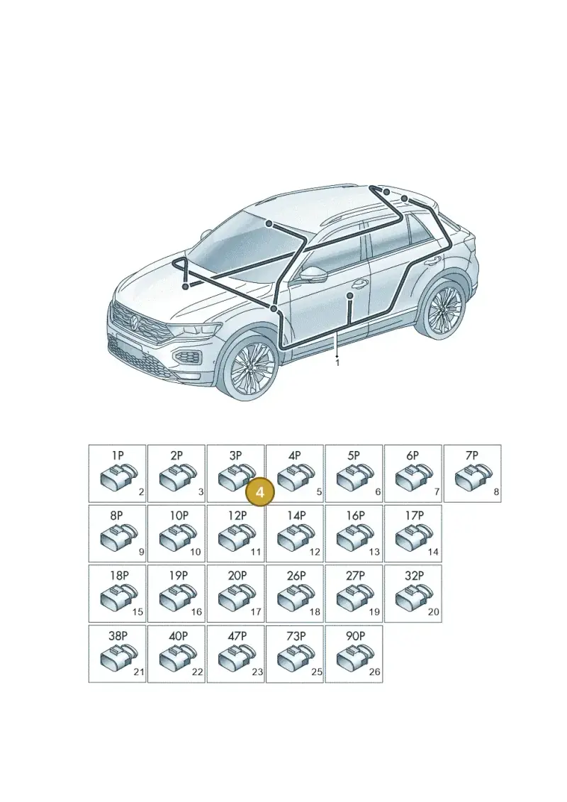 4H0972586 — Volkswagen T-Roc BlueMotion (2017-2024) diagram 813971810, position 4