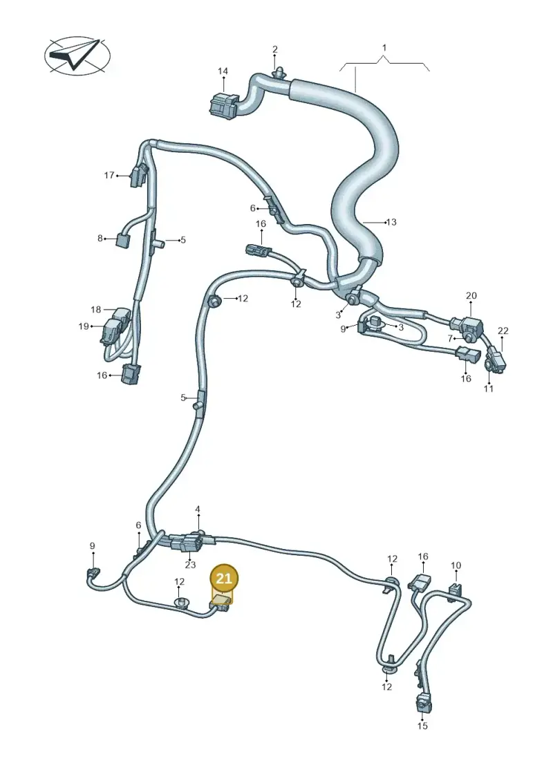 4H0972704 — Volkswagen ID.4 Pro (2020-2023) diagram 10a972027, position 21