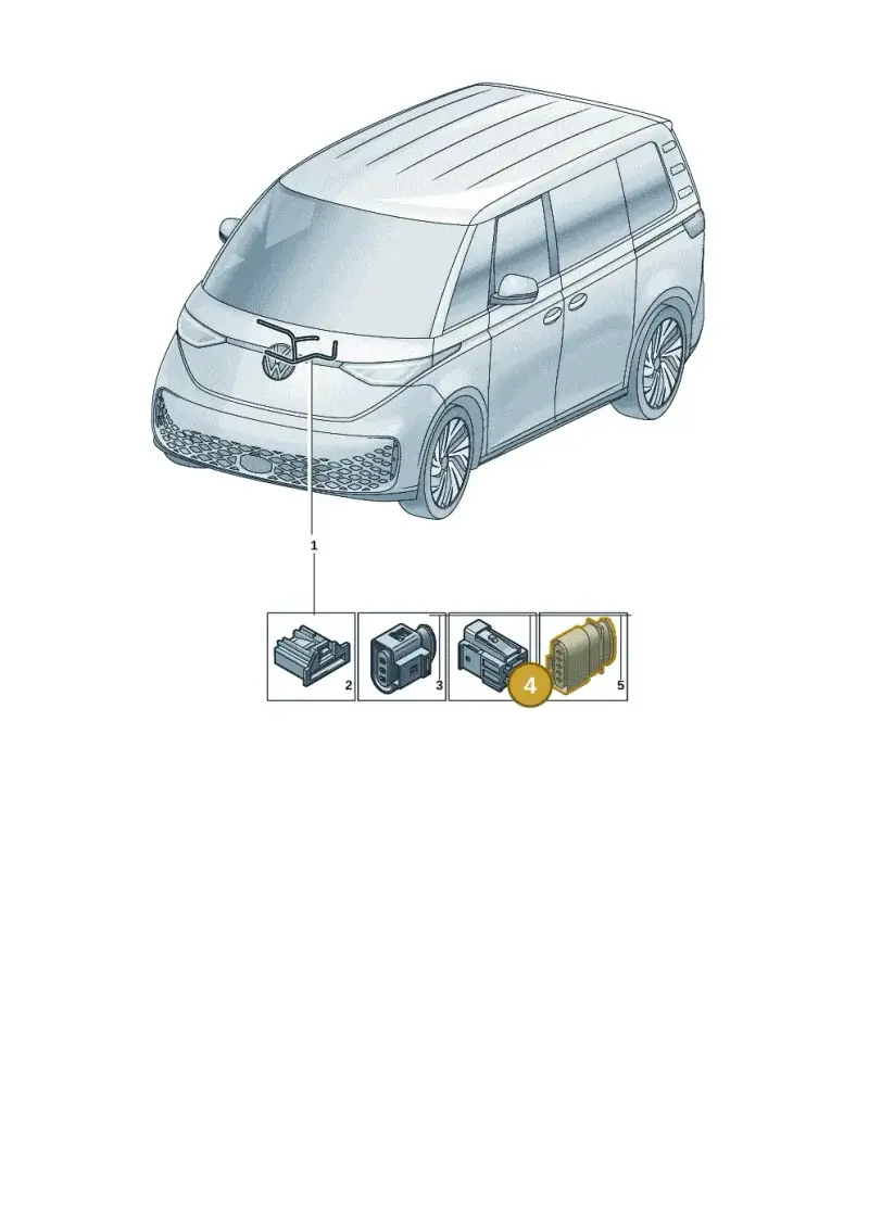 4H0972704 — Volkswagen ID.Buzz (2022-) diagram 15a972060, position 4