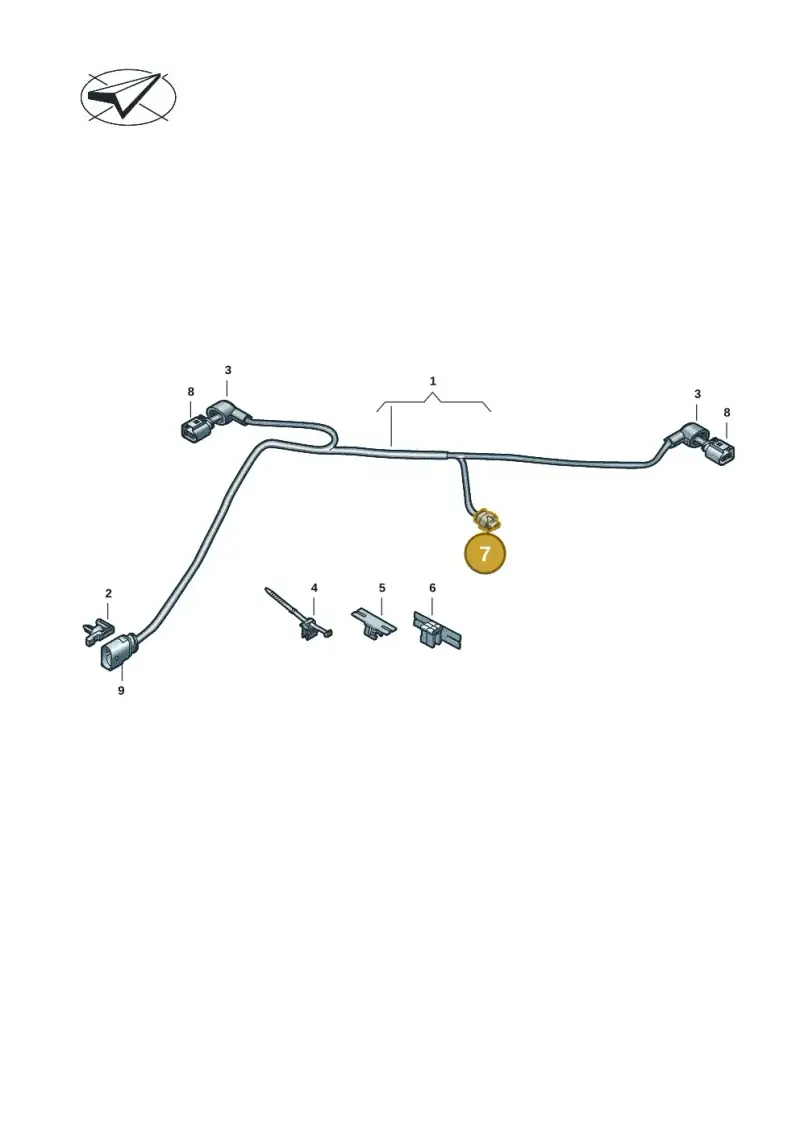 4H0973323 — Volkswagen Caddy Maxi Kombi (2020-2024) diagram 2ka971001, position 7