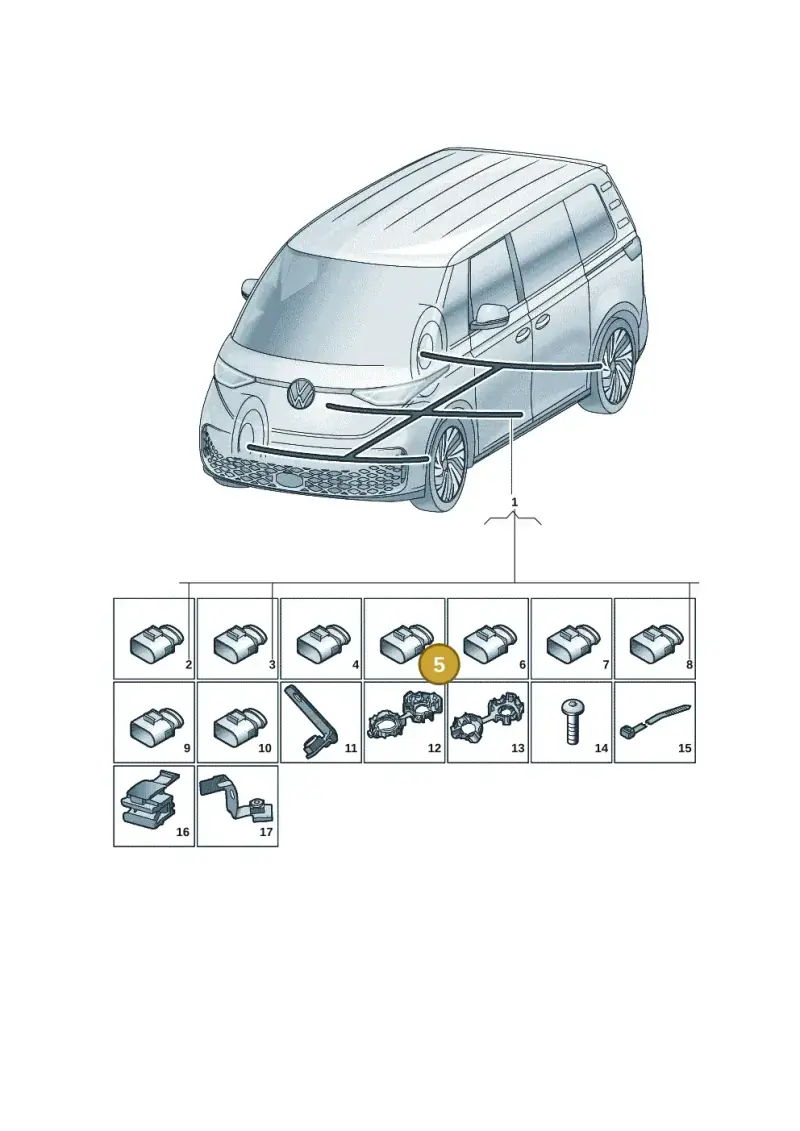 4H0973704A — Volkswagen ID.Buzz (2022-) diagram 15a971900, position 5