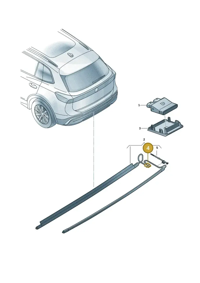 4H0973704B — Volkswagen Tiguan 2.0 (2023-) diagram 57x909300, position 4
