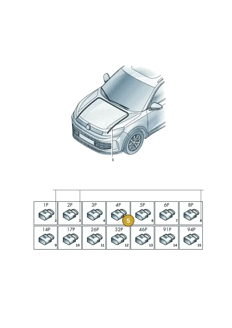 4H0973712 — Volkswagen Tiguan 2.0 (2023-) diagram 57x971800, position 5
