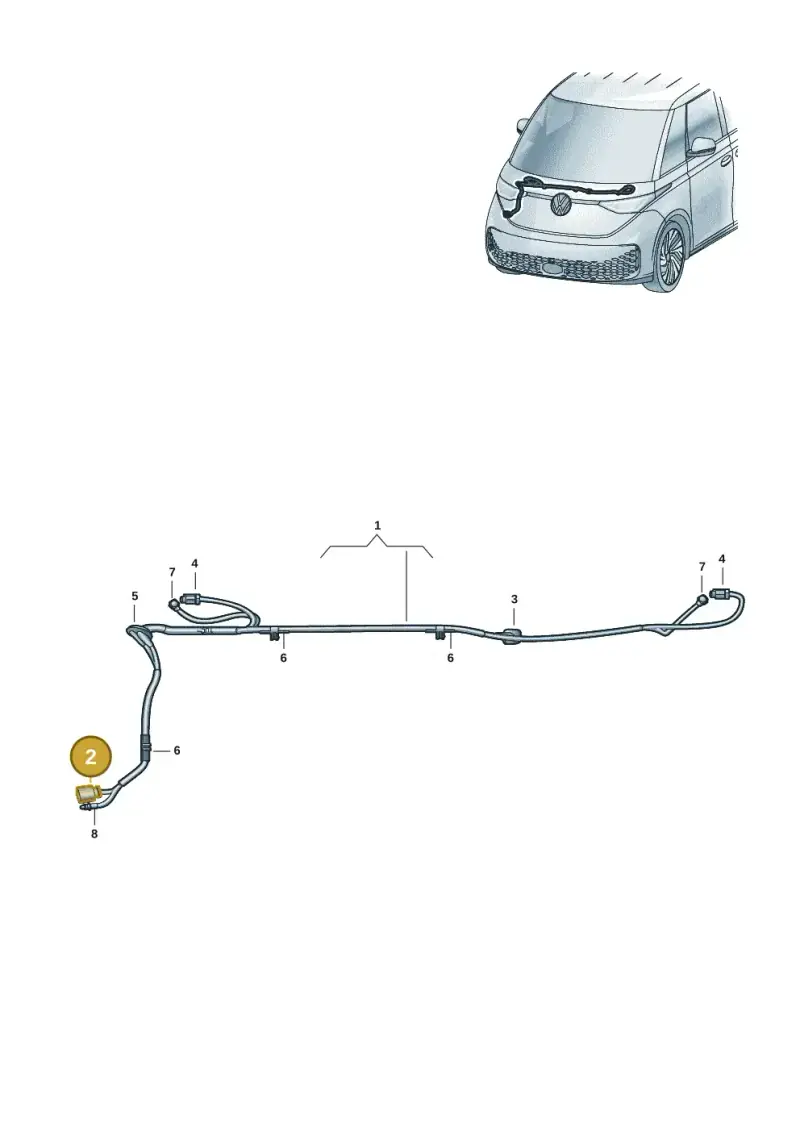 4H0973713G — Volkswagen ID.Buzz (2022-) diagram 15a971600, position 2