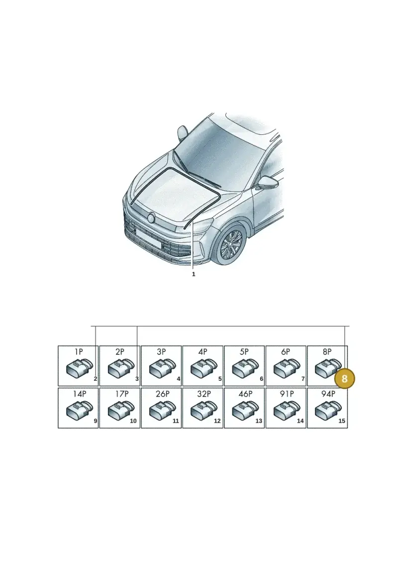 4H0973714 — Volkswagen Tiguan 2.0 (2023-) diagram 57x971800, position 8