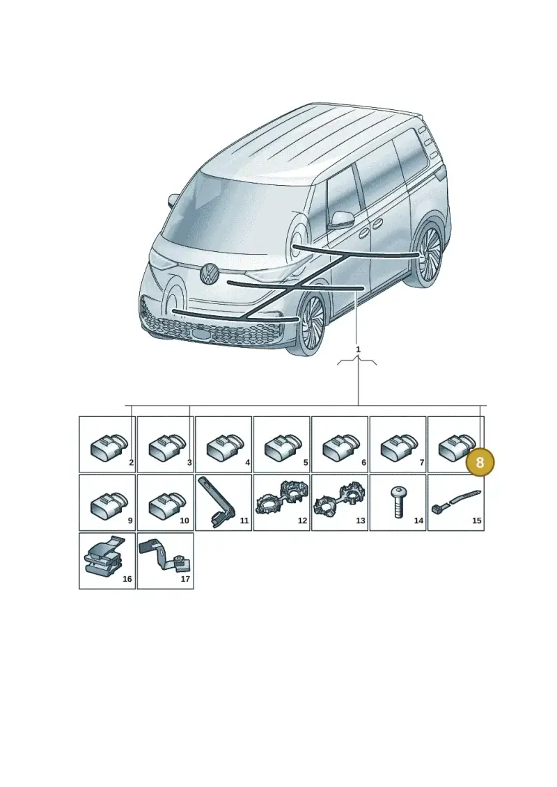 4H0973717 — Volkswagen ID.Buzz (2022-) diagram 15a971900, position 8