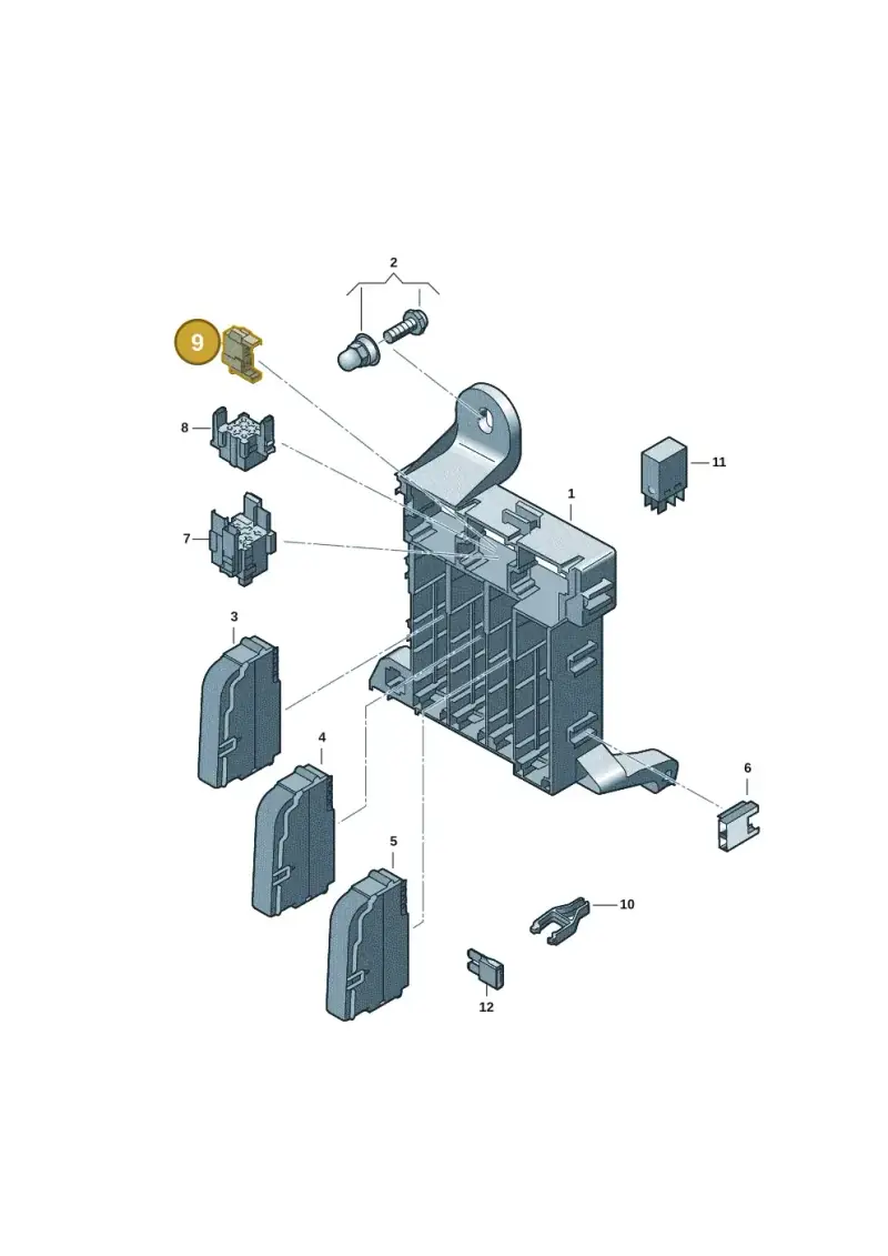 4H1937527 — Volkswagen ID.Buzz (2022-) diagram 15a937050, position 9