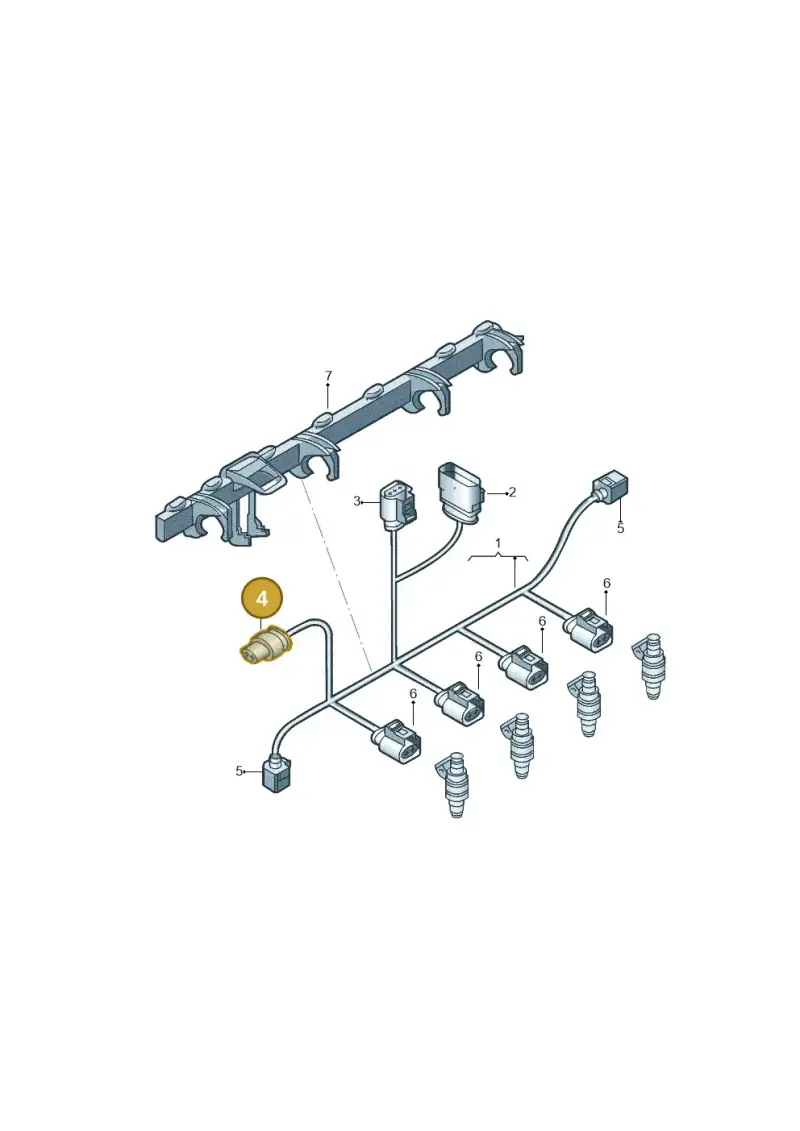 4K0973703A — Volkswagen Tiguan 2.0 4Motion (2017-2024) diagram 833971022, position 4