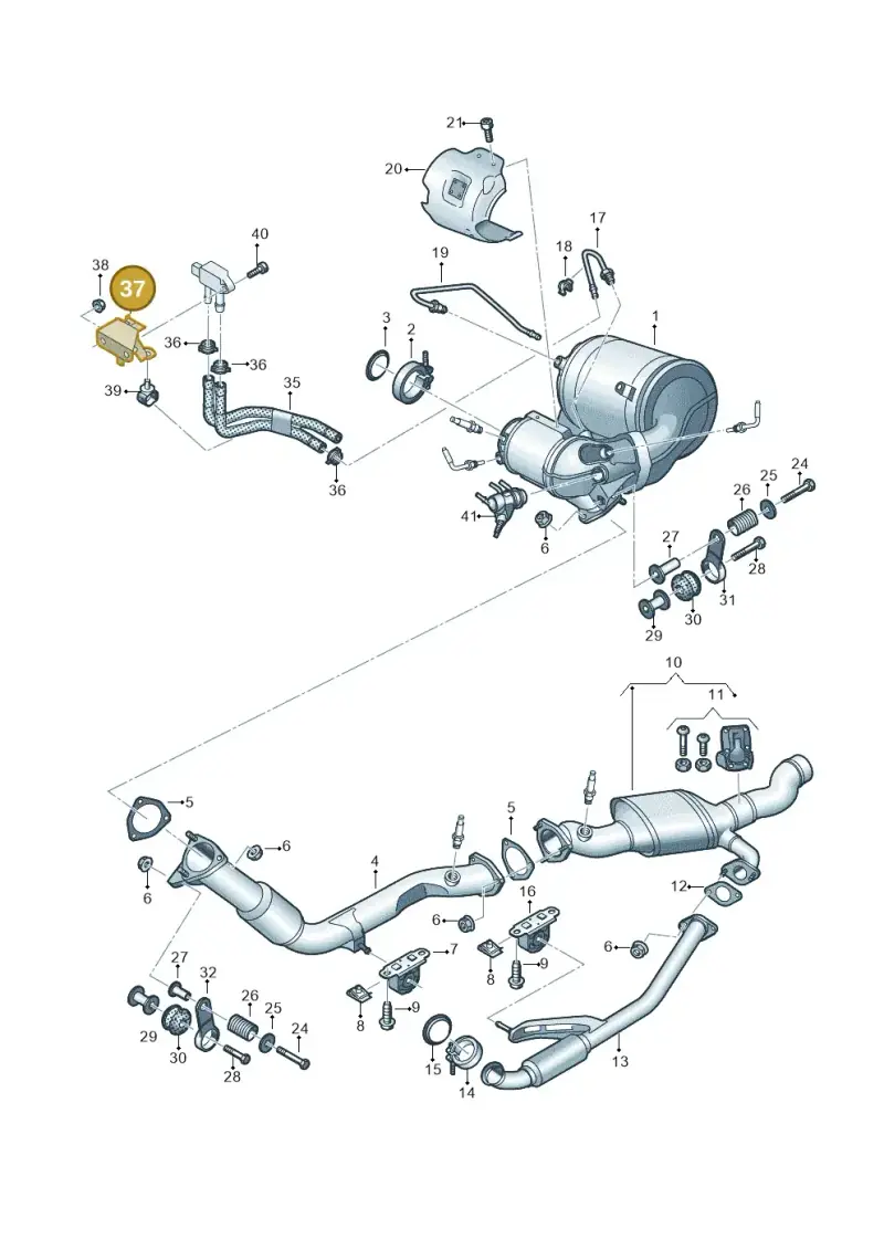 4M0131649H — Volkswagen Touareg (2017-2023) diagram 439253050, position 37