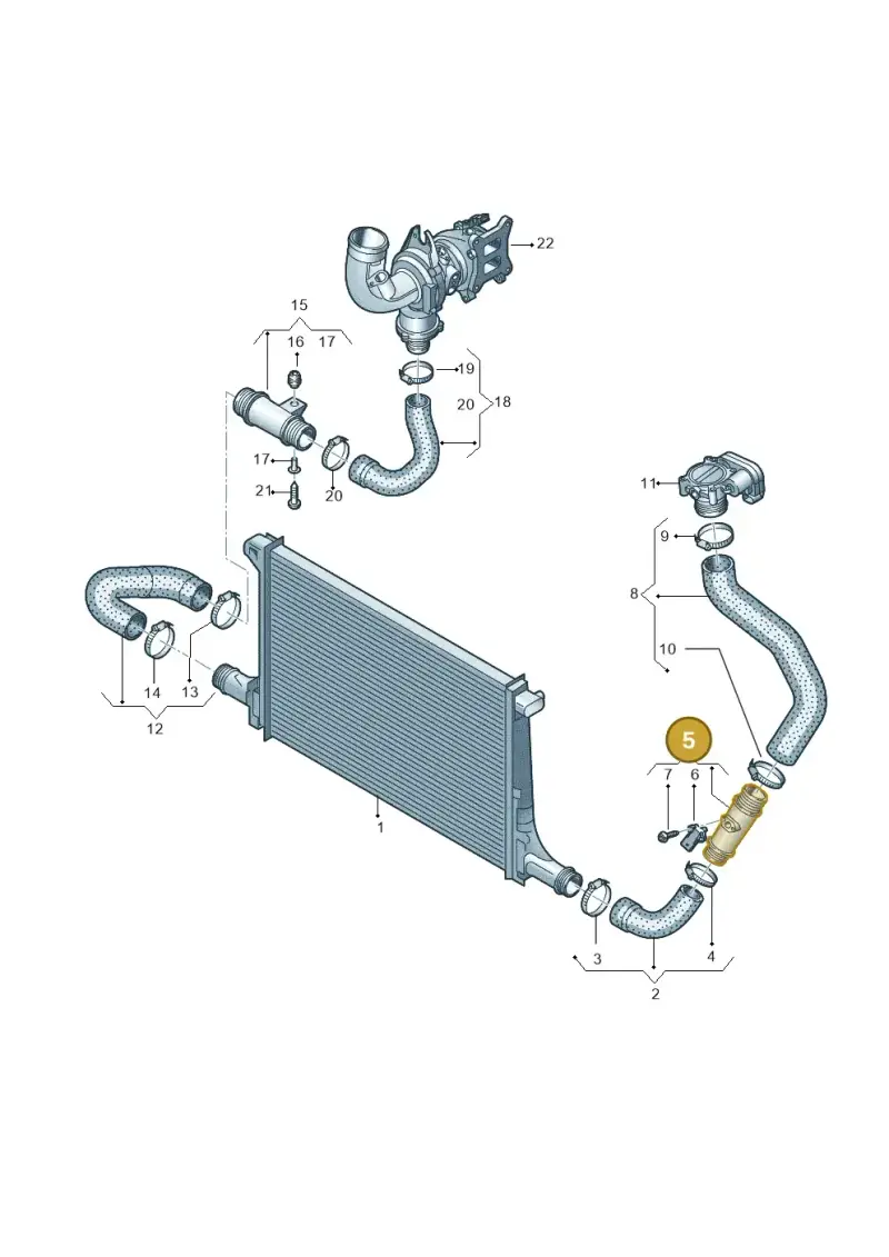 4M0145673J — Volkswagen Touareg (2017-2023) diagram 439145620, position 5