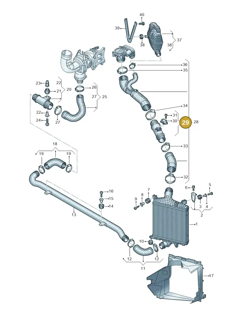 4M0145673J — Volkswagen Touareg (2017-2023) diagram 439145630, position 29