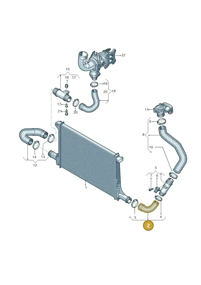 4M0145709G — Volkswagen Touareg (2017-2023) diagram 439145620, position 2