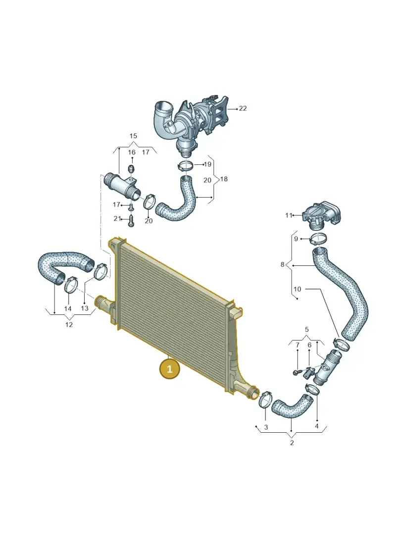 4M0145805N — Volkswagen Touareg (2017-2023) diagram 439145620, position 1