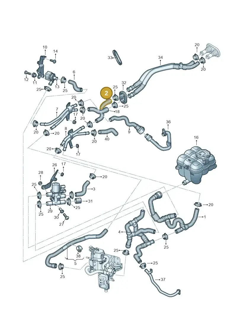 4M0265374R — Volkswagen Touareg (2017-2023) diagram 439819910, position 2