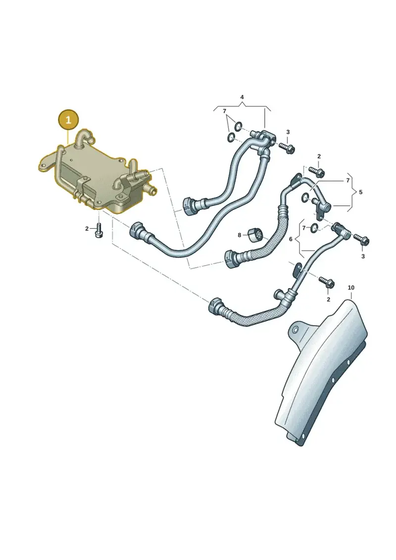 4M0317021G — Volkswagen Touareg (2017-2023) diagram 439317001, position 1