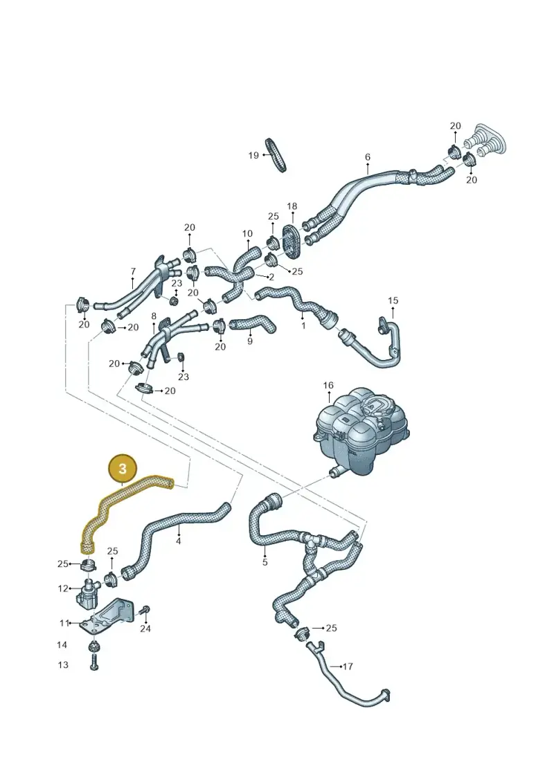 4M0819375F — Volkswagen Touareg (2017-2023) diagram 439819900, position 3