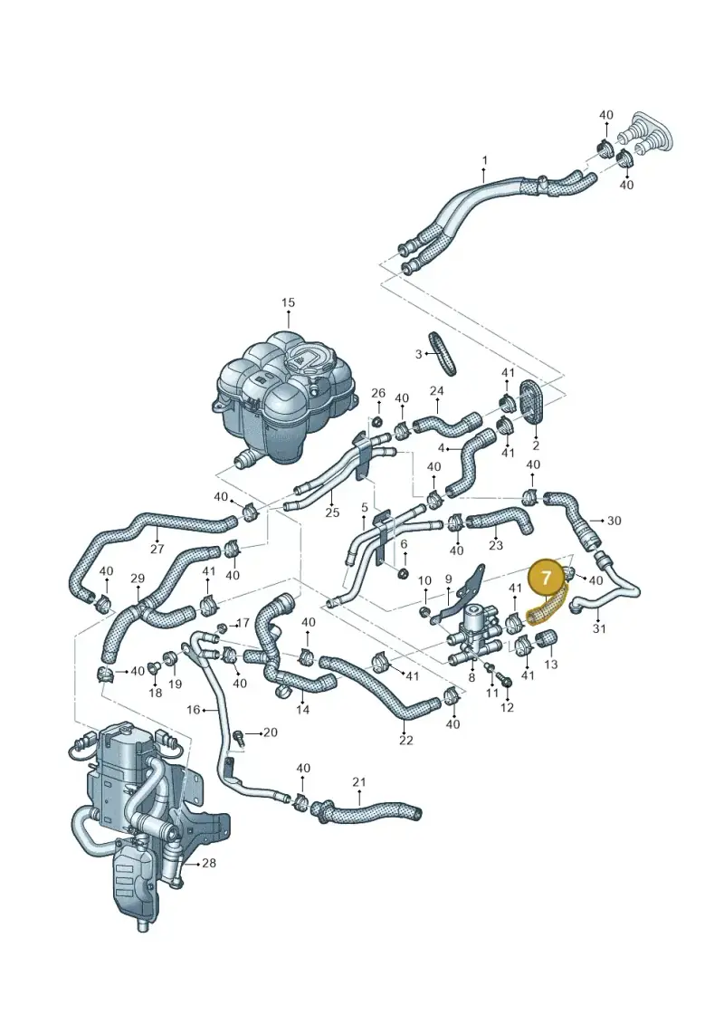 4M0819674J — Volkswagen Touareg (2017-2023) diagram 439819850, position 7