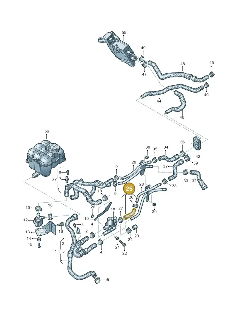 4M0819674J — Volkswagen Touareg (2017-2023) diagram 439819970, position 25