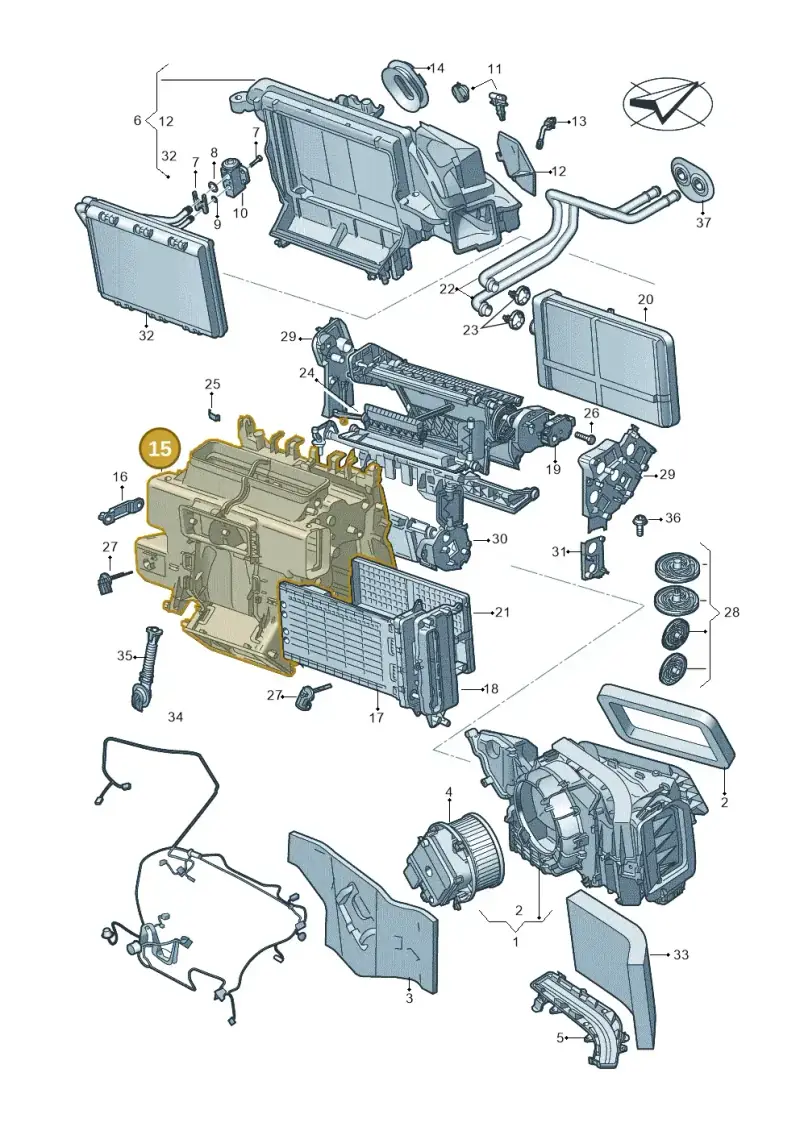 4M0820356 — Volkswagen Touareg (2017-2023) diagram 859820210, position 15
