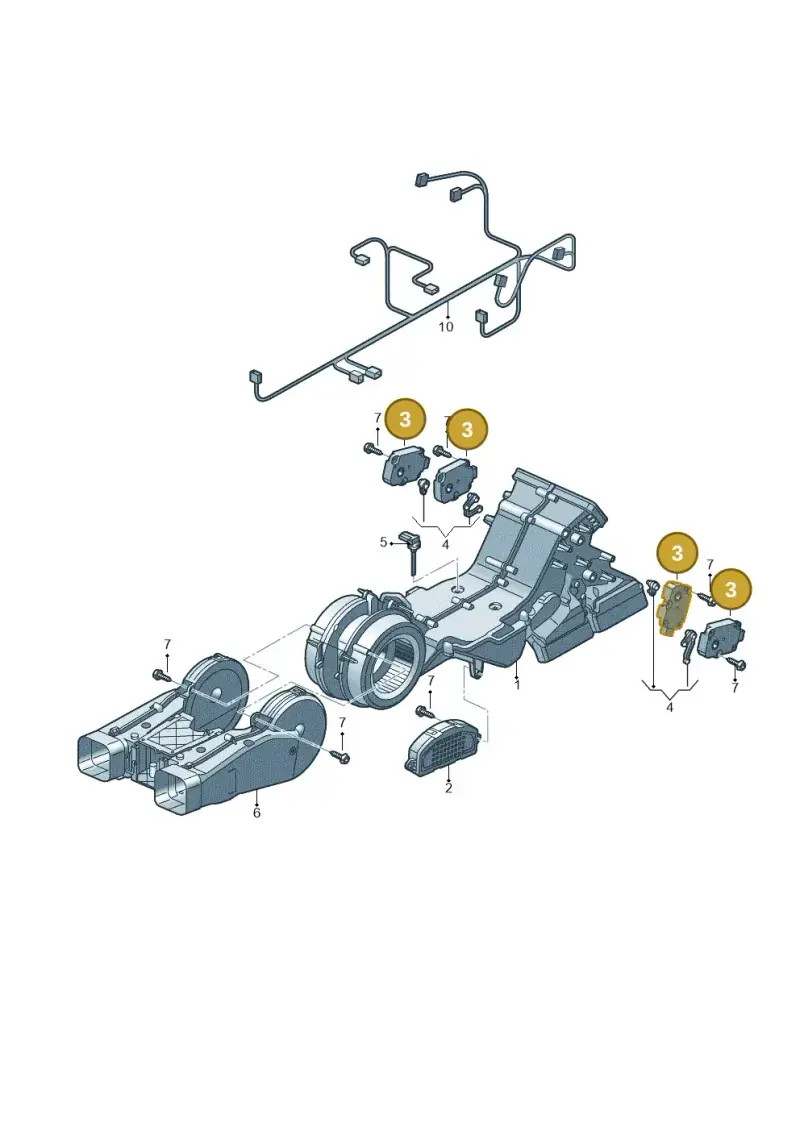 4M0820511A — Volkswagen Touareg (2017-2023) diagram 439820400, position 3