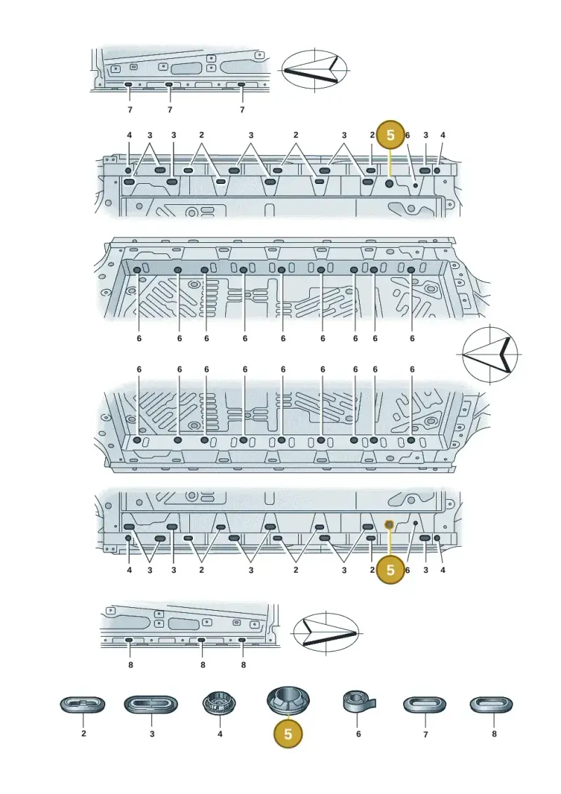 4M0899183A — Volkswagen ID.4 Pro (2020-2023) diagram 11a803039, position 5