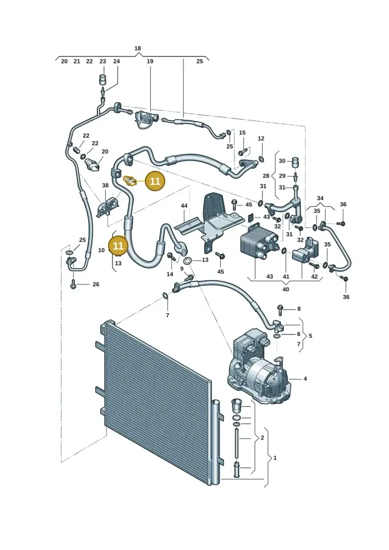 4M0959603F — Volkswagen ID.6 X (2021-) diagram 12d260400, position 11