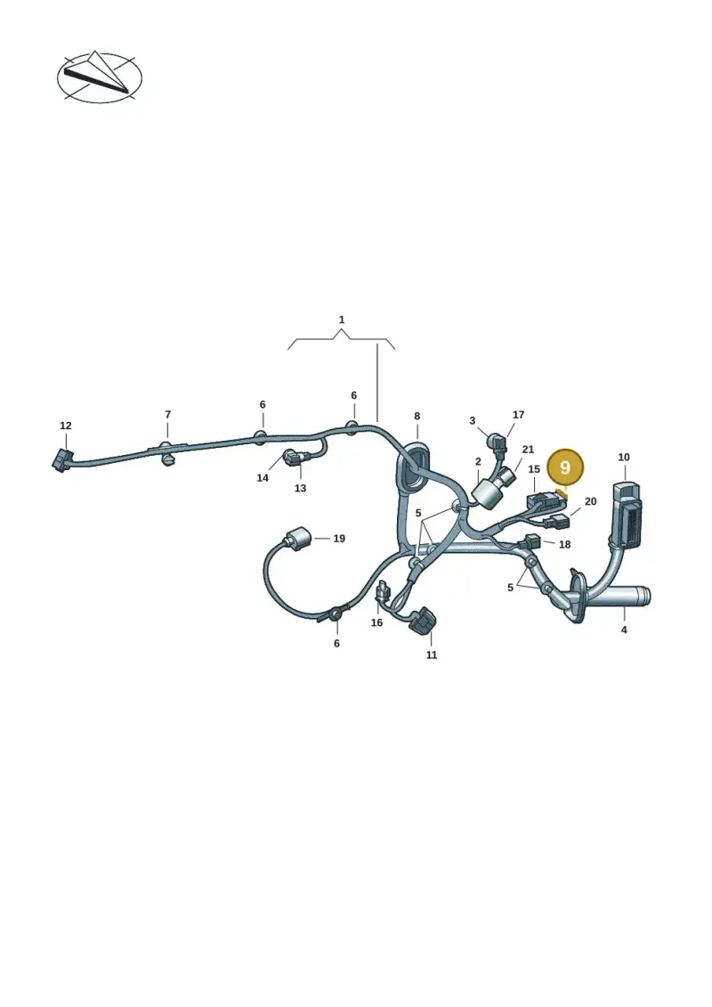 4M0971975 — Volkswagen Multivan (2021-) diagram 7t0972300, position 9