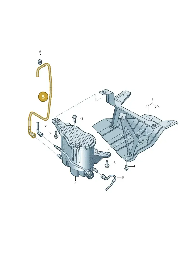 4M4201997 — Volkswagen Touareg (2017-2023) diagram 439201850, position 5