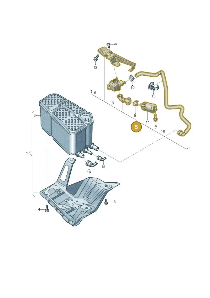 4M4201997Q — Volkswagen Touareg (2017-2023) diagram 439201090, position 5