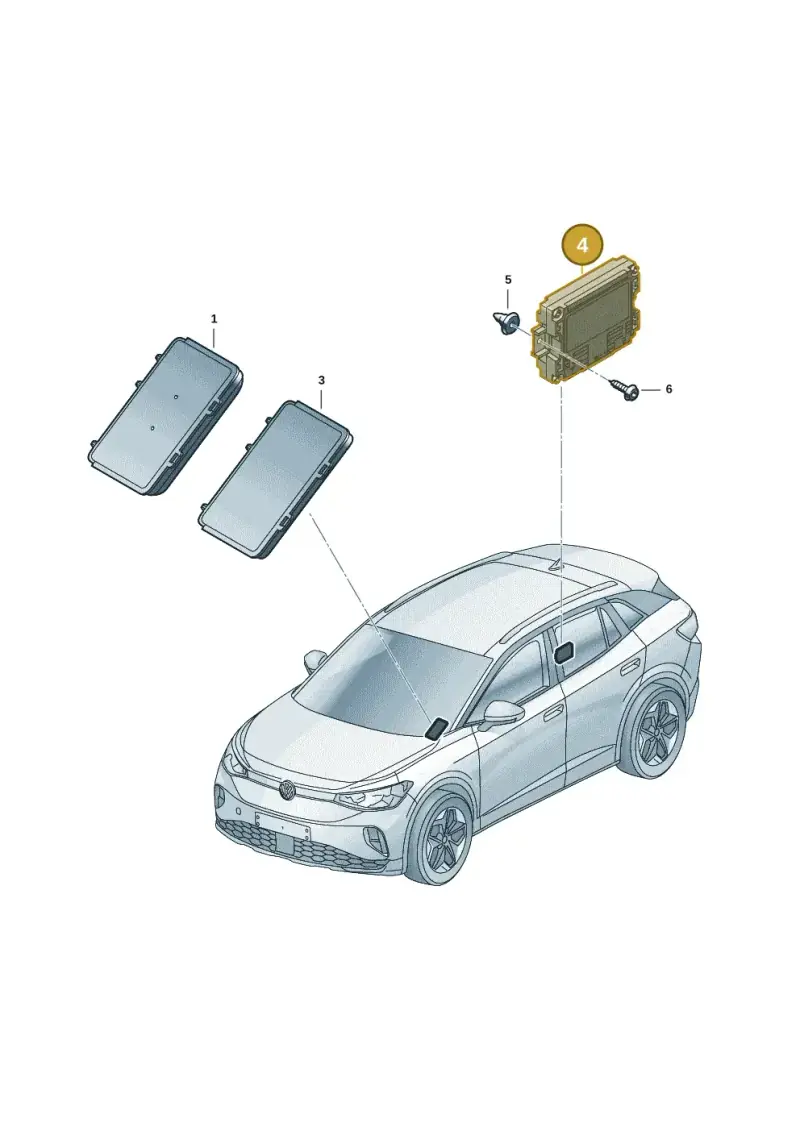 4N0035456B — Volkswagen ID.4 Pro (2020-2023) diagram 11a035050, position 4