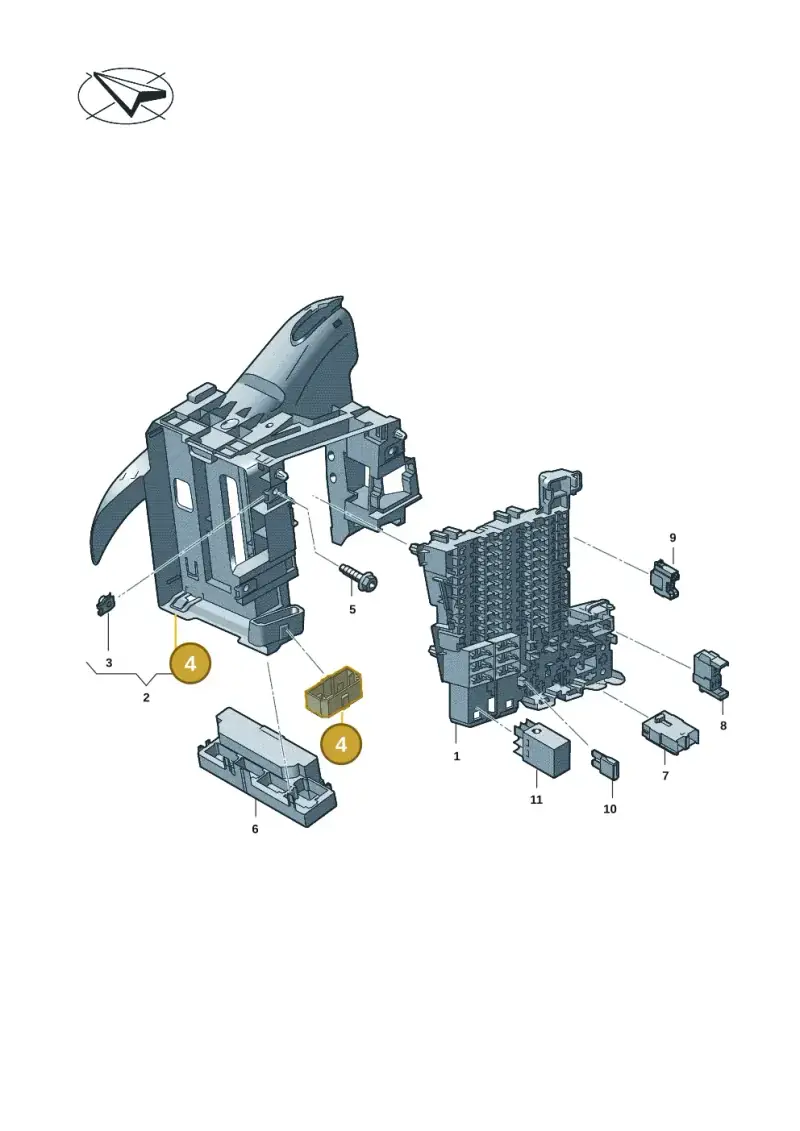 517971845A — Volkswagen Multivan (2021-) diagram 7t0937000, position 4