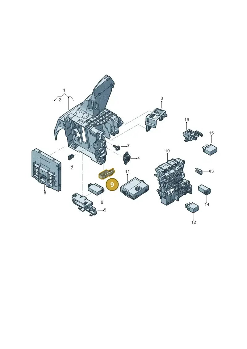 517971845A — Volkswagen Tiguan 2.0 4Motion (2017-2024) diagram 833937000, position 9