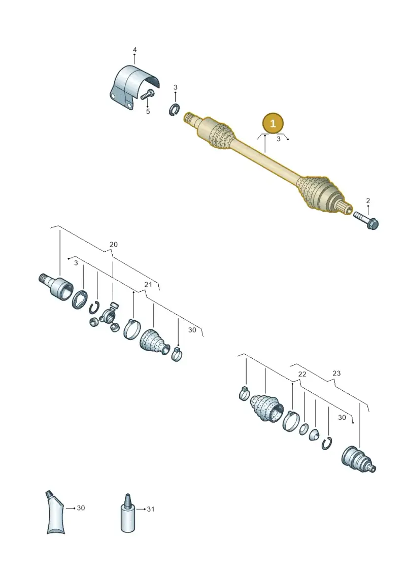 561407271AA — Volkswagen Beetle (2016-2019) diagram 868407600, position 1