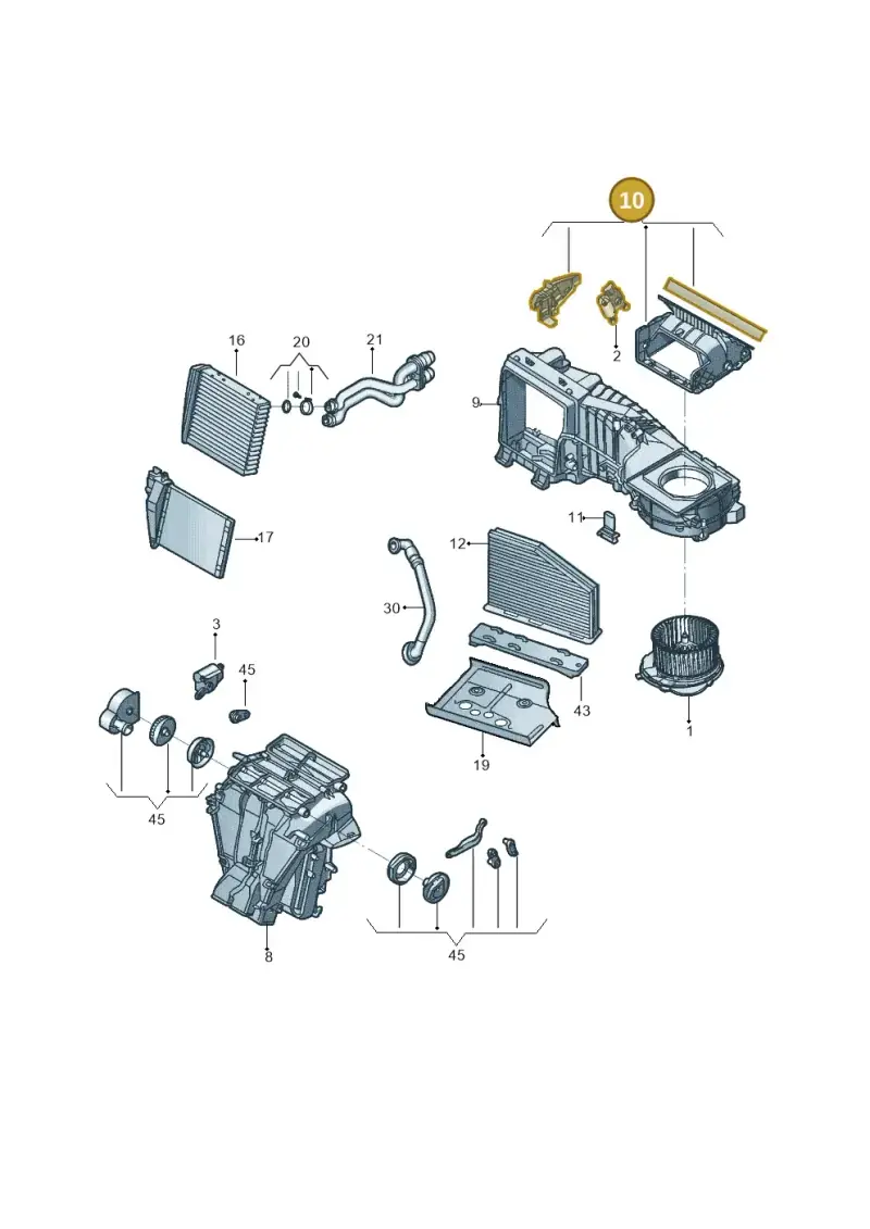 561898304A — Volkswagen Beetle (2016-2019) diagram 801819200, position 10