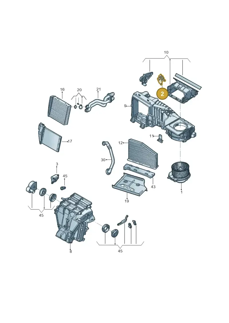 561907511C — Volkswagen Beetle (2016-2019) diagram 801819200, position 2