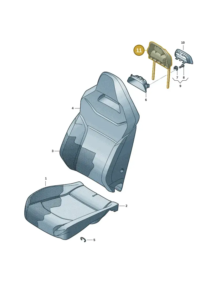 565881914A — Volkswagen ID.3 Pro (2019-2024) diagram 11a881700, position 11
