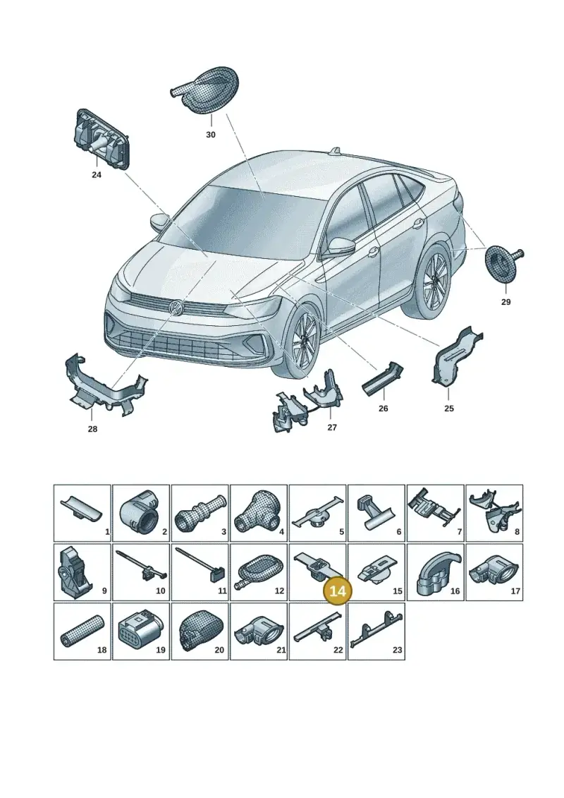 565971789C — Volkswagen Virtus 1,0 (2022-) diagram 62a972001, position 14