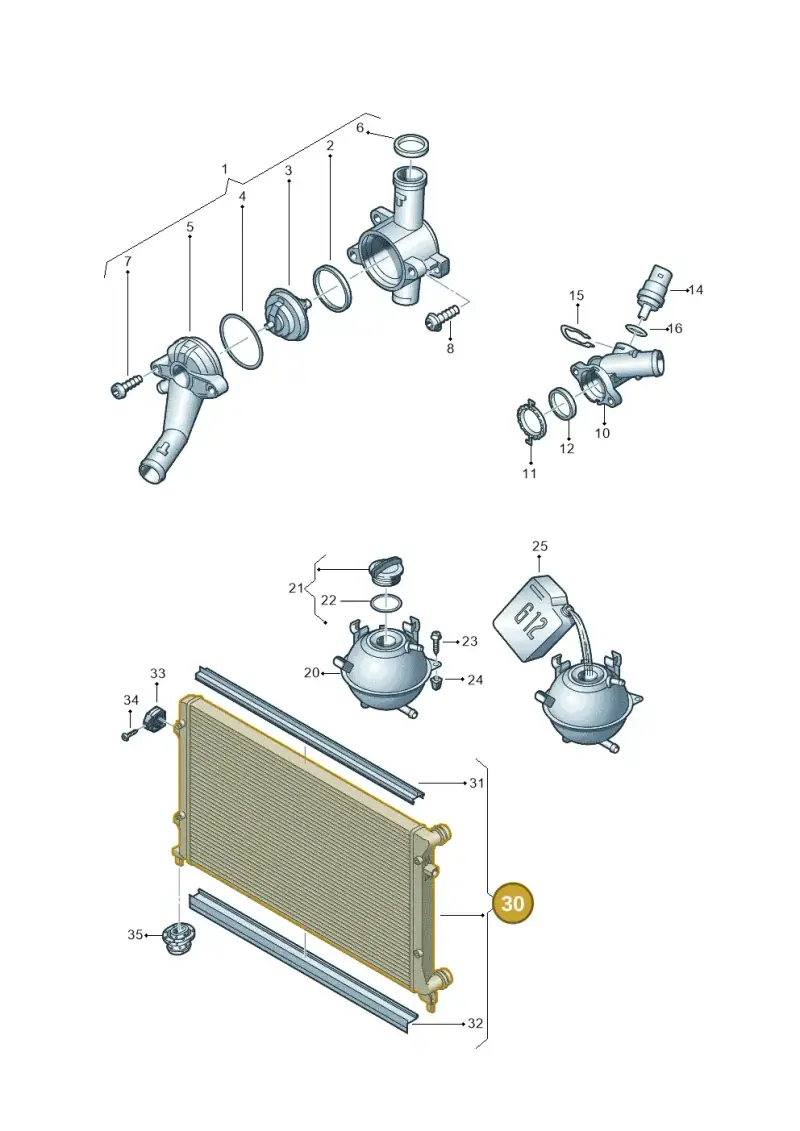 5C0121251E — Volkswagen Beetle (2016-2019) diagram 474121710, position 30