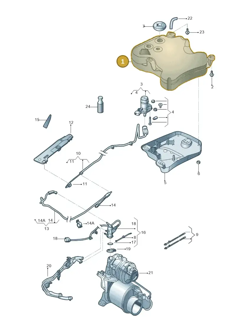 5C0131877D — Volkswagen Beetle (2016-2019) diagram 715131600, position 1