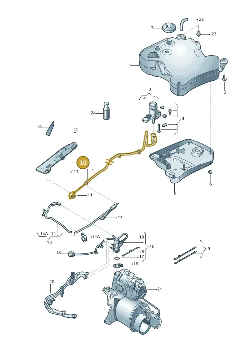 5C0131983J — Volkswagen Beetle (2016-2019) diagram 715131600, position 10