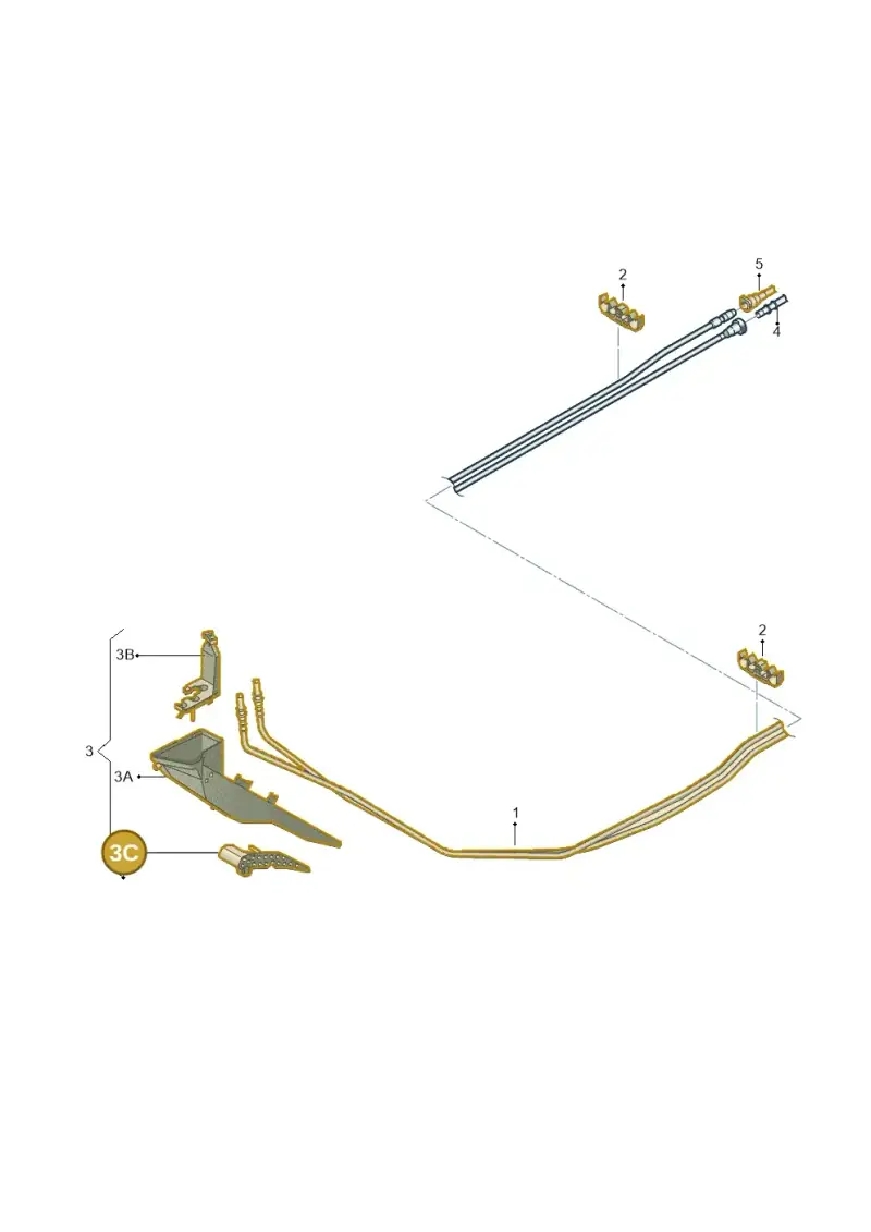 5C0201958 — Volkswagen New Passat (2011-2015) diagram 691201120, position 3C