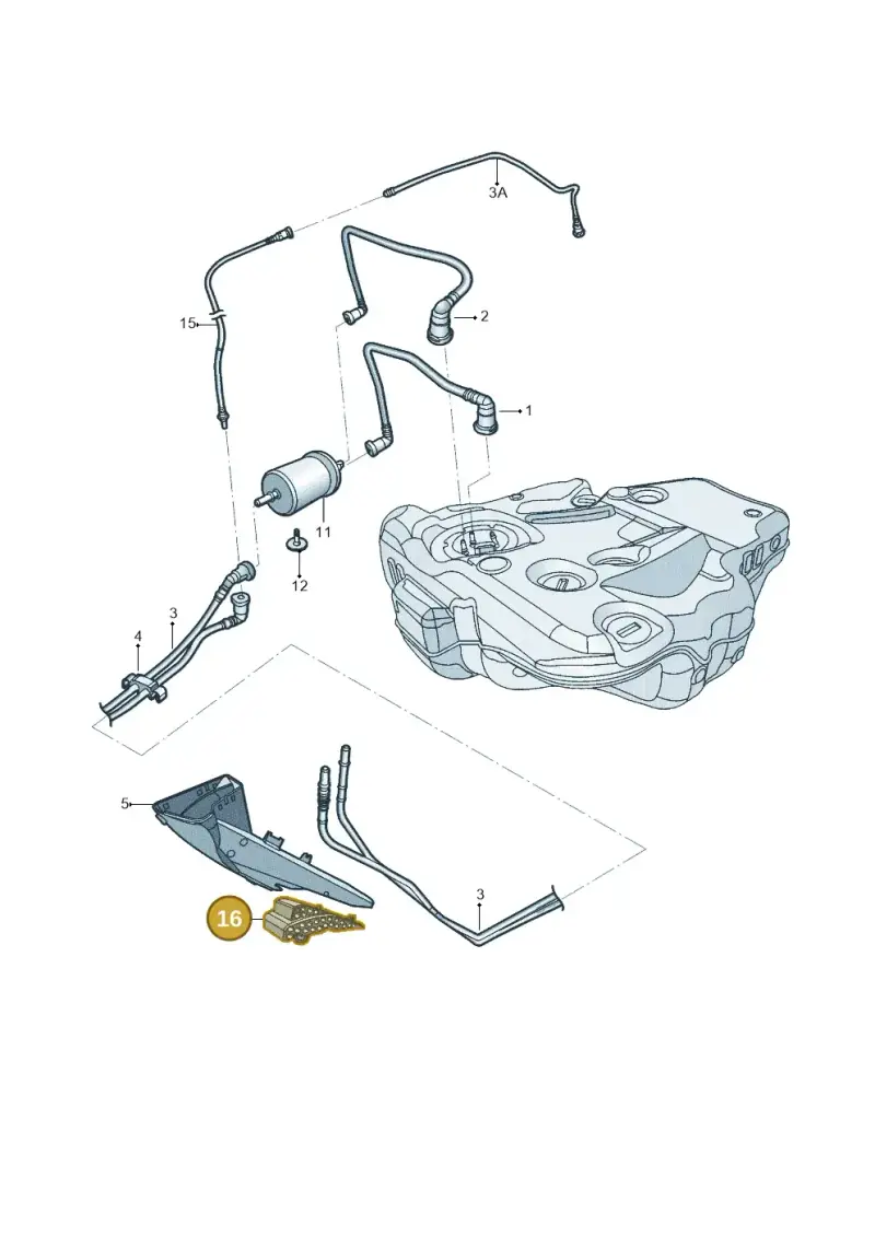5C0201958 — Volkswagen Beetle (2016-2019) diagram 801201400, position 16