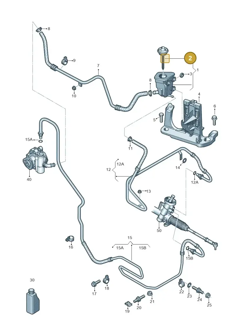 5C0422376 — Volkswagen New Passat (2015-2022) diagram 868422050, position 2