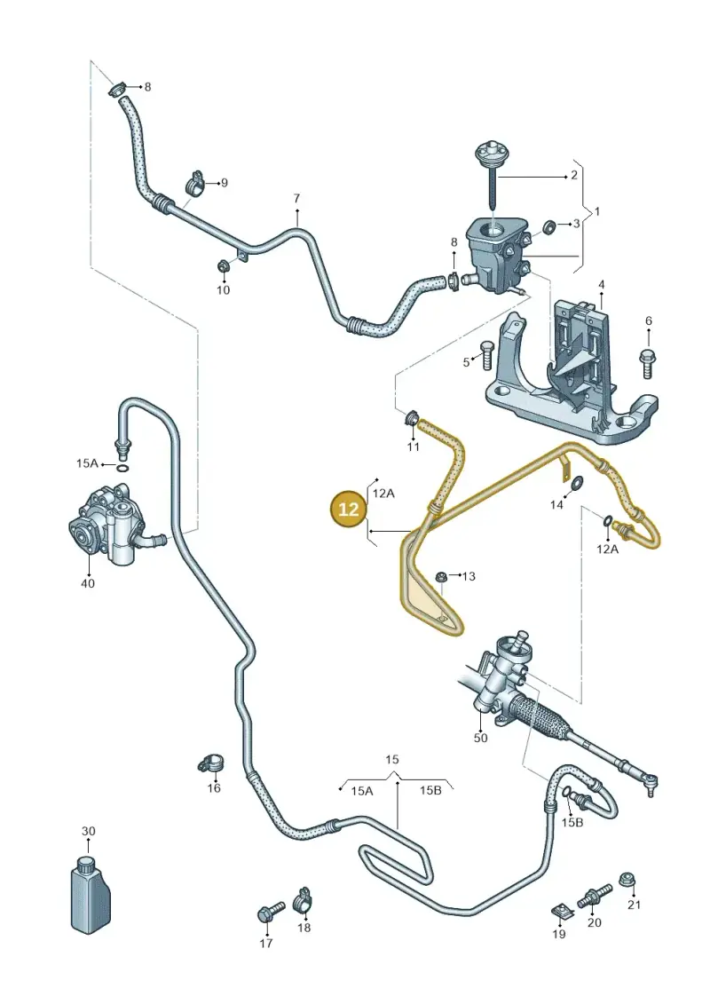 5C0422891L — Volkswagen Beetle (2016-2019) diagram 691422500, position 12