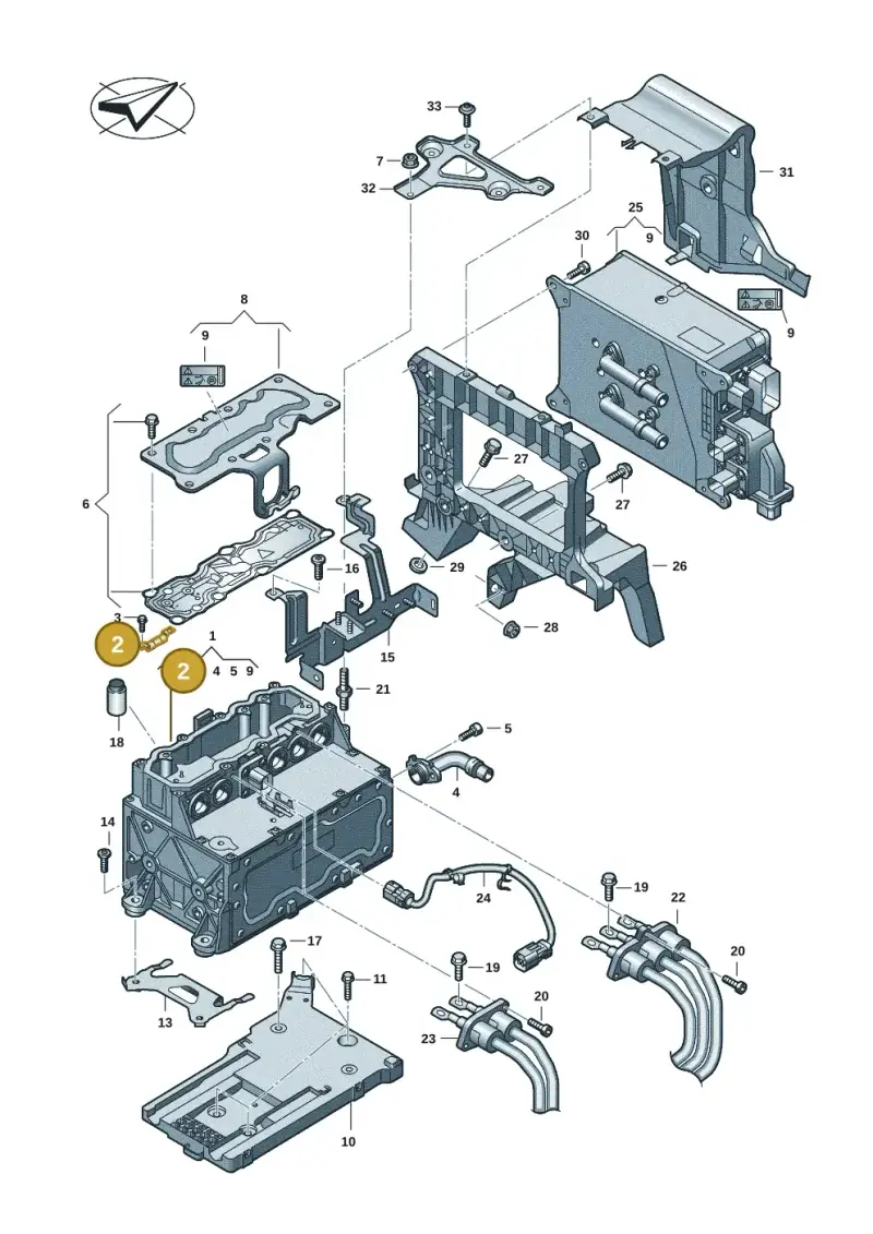 5C0915463 — Volkswagen Multivan (2021-) diagram 7t0907080, position 2