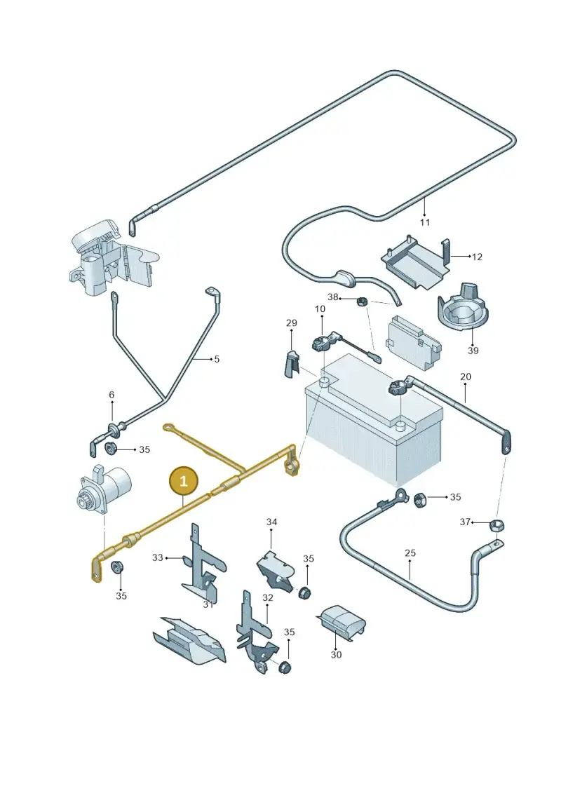 5C0971228P — Volkswagen New Passat (2011-2019) diagram 714971010, position 1